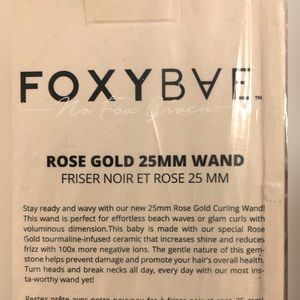 Foxybae Rose Gold 25mm Curling Wand
